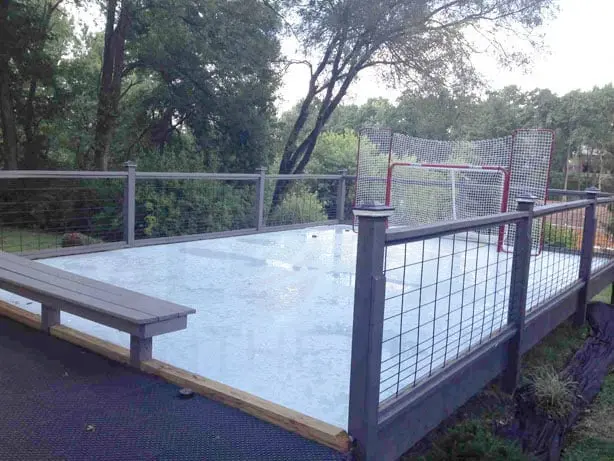 Przydomowe lodowisko syntetyczne