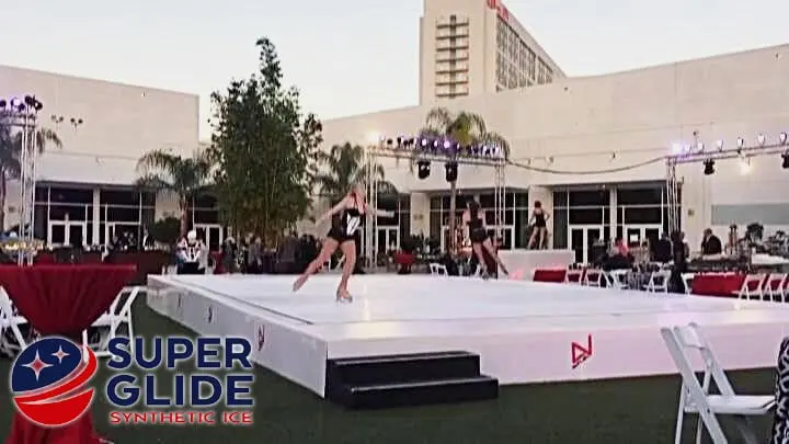 Mobilne lodowisko syntetyczne, mobilne lodowisko ze sztucznym lodem